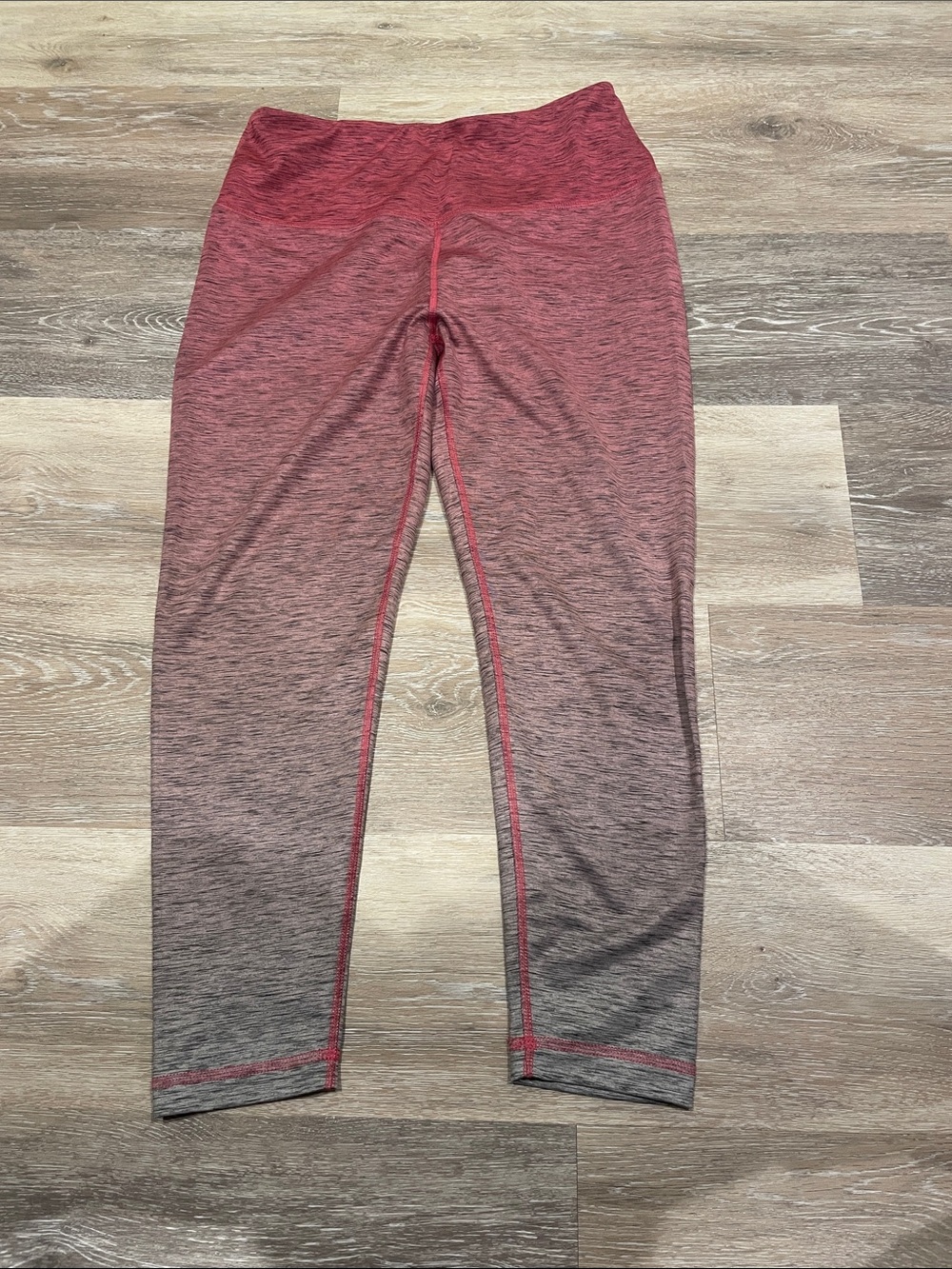 Women’s Reebok Ombre deep Pink to Gray Active Leggings
